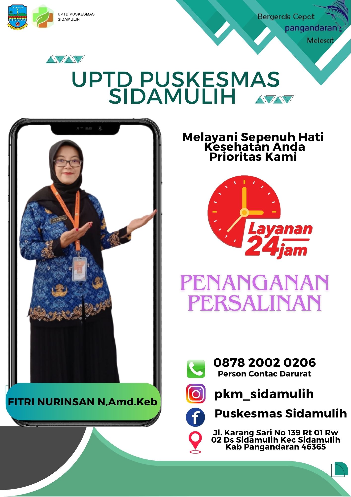 Layanan 24 Jam PONED Puskesmas Sidamulih