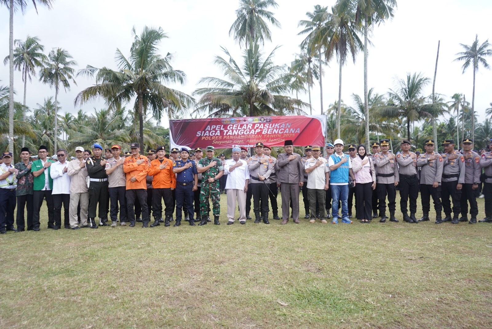 GELAR APEL SIAGA TANGGAP BENCANA, DIHADIRI WAKIL BUPATI PANGANDARAN