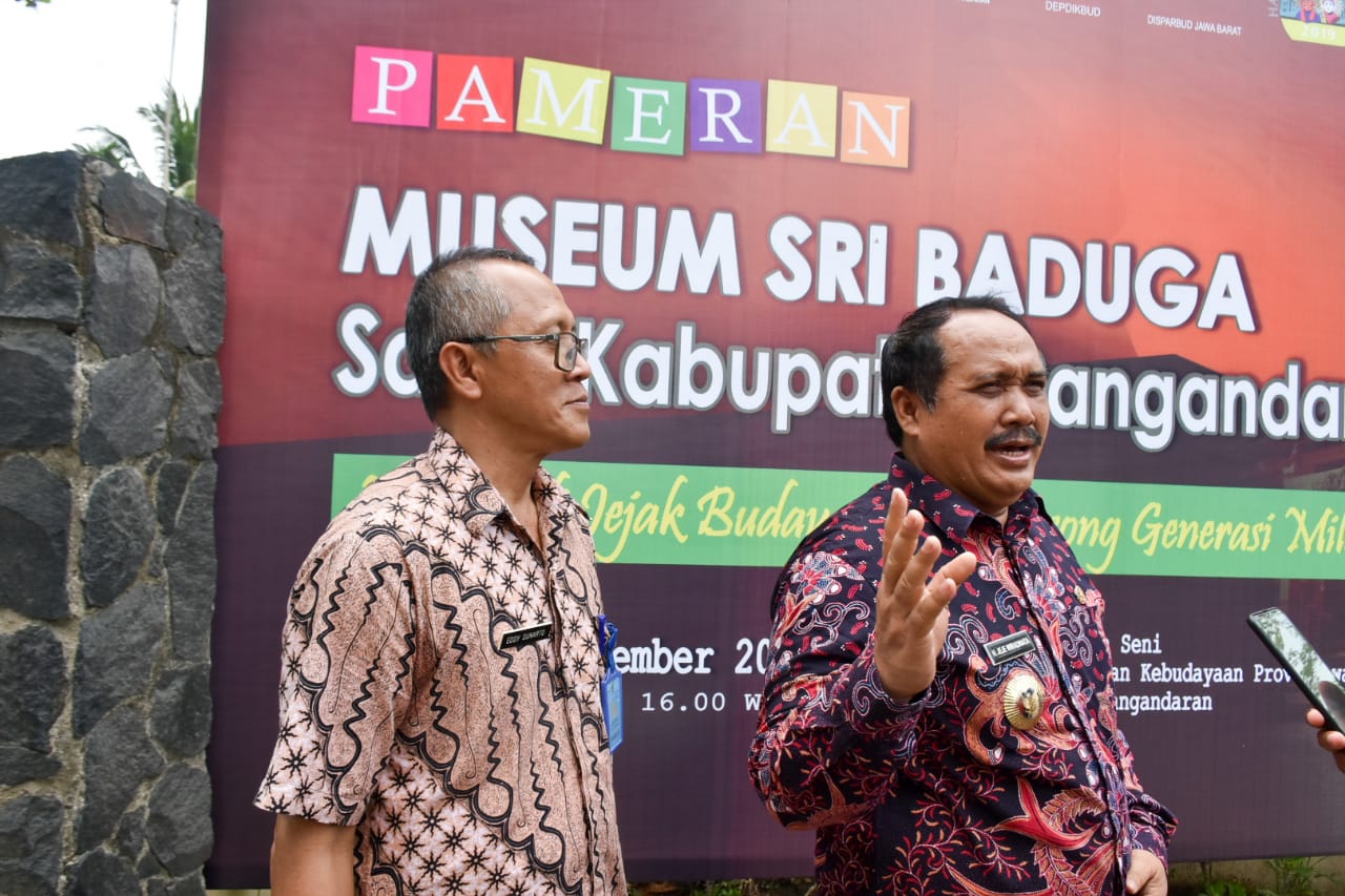 Bupati Buka Pameran Museum Sri Baduga Saba Pangandaran