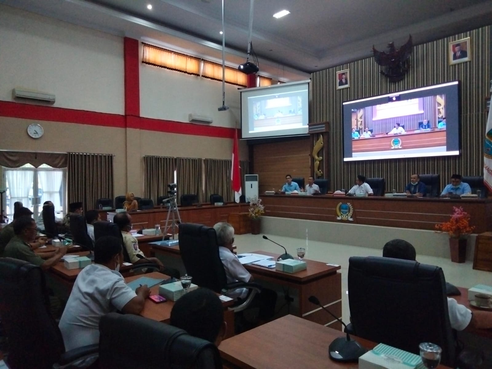 RAPAT KERJA BADAN PEMBENTUKAN DAERAH (BAPEMPERDA) DALAM RANGKA MONITORING IMPLEMENTASI PERDA KABUPATEN PANGANDARAN