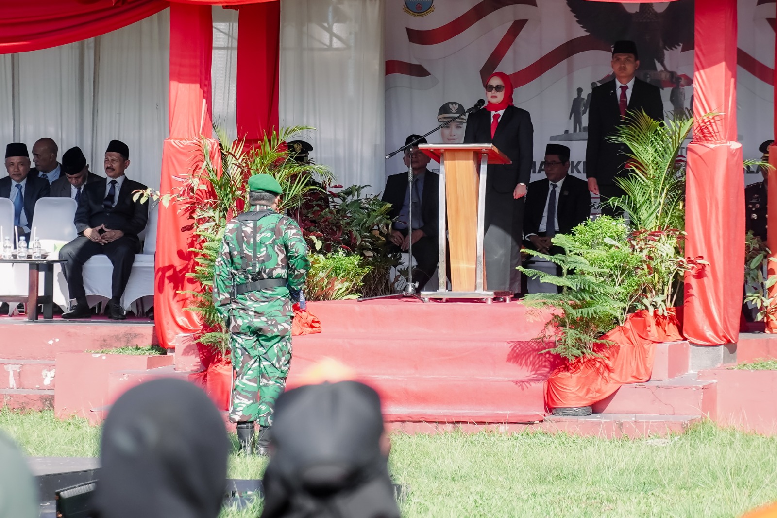 BUPATI PANGANDARAN HJ. CITRA PITRIYAMI PIMPIN UPACARA PADA UPACARA PERINGATAN HARI KESAKTIAN PANCASILA