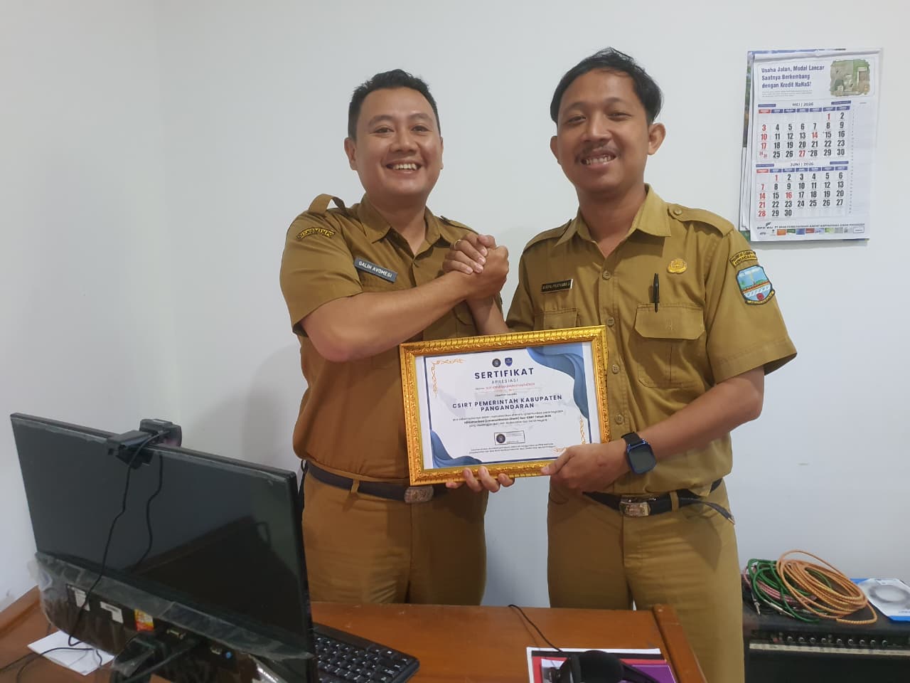 Pemkab Pangandaran Perkuat Keamanan Siber, Tim CSIRT Lulus Pemeriksaan Nasional