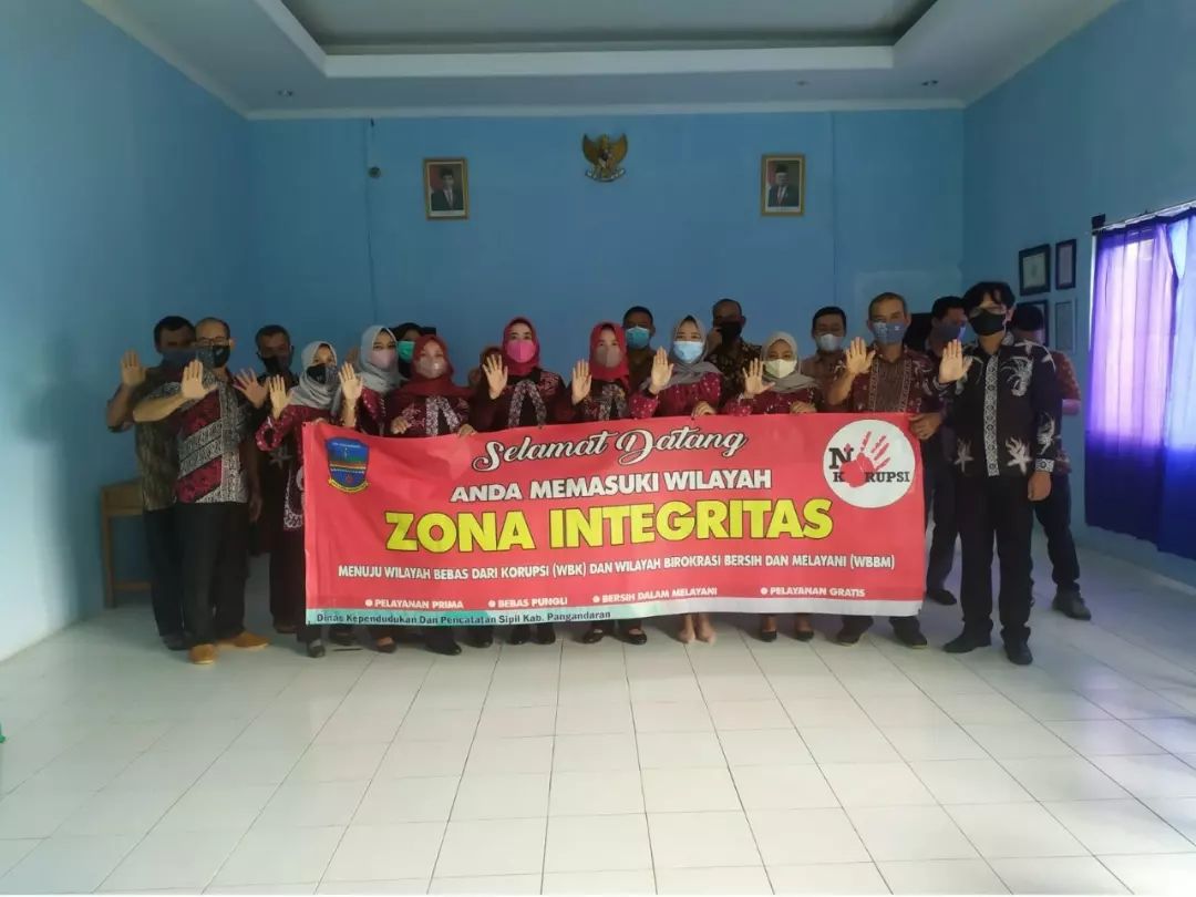 Penerapan Zona Integritas di Dinas Kependudukan dan Pencatatan Sipil Kabupaten Pangandaran