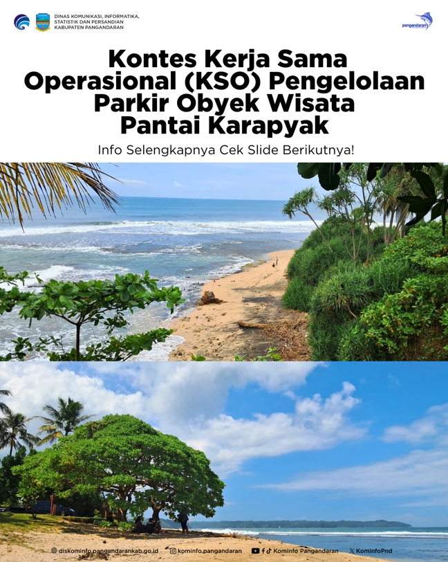 [PENGUMUMAN] KONTES KERJA SAMA OPERASIONAL PENGELOLAAN PARKIR OBYEK WISATA PANTAI KARAPYAK