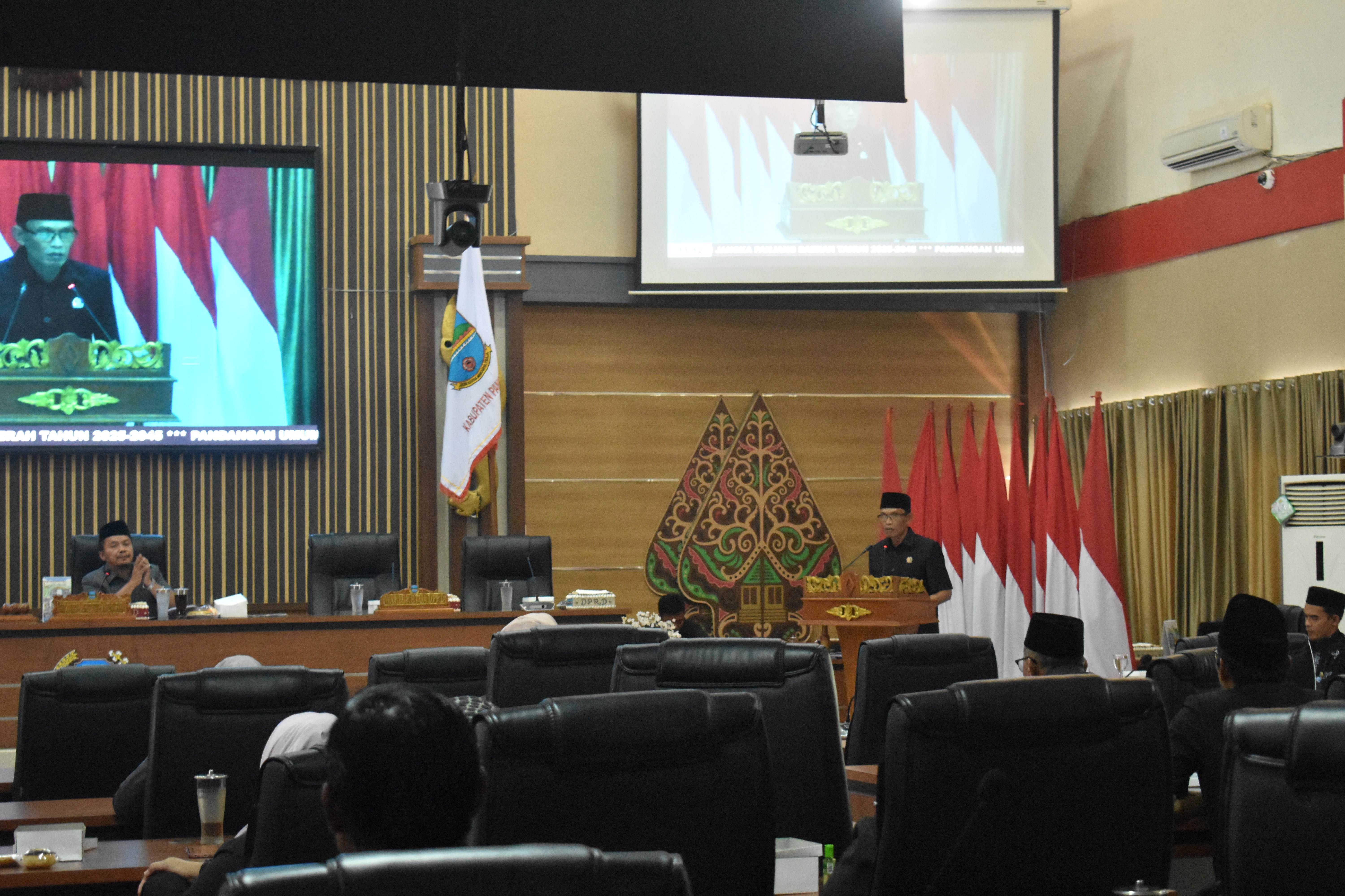 PANSUS VII DIBENTUK UNTUK MEMBAHAS RAPERDA TENTANG RPJPD KABUPATEN PANGANDARAN TAHUN 2025-2045