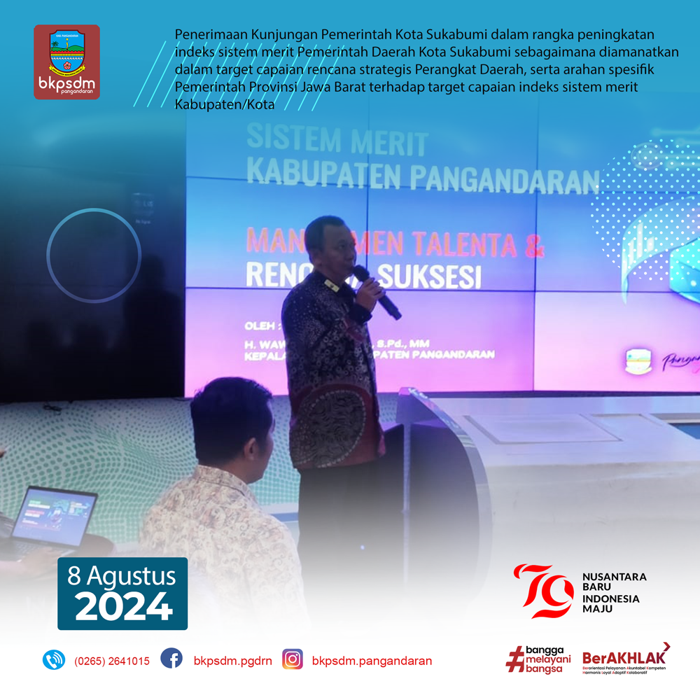 Kunjungan Kerja Pemerintah Daerah Kota Sukabumi