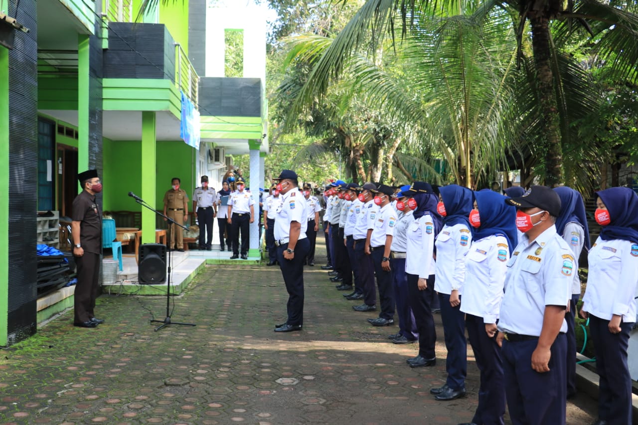 Pjs Bupati Pangandaran hadiri Apel bersama jajaran Dinas Perhubungan Kabupaten Pangandaran